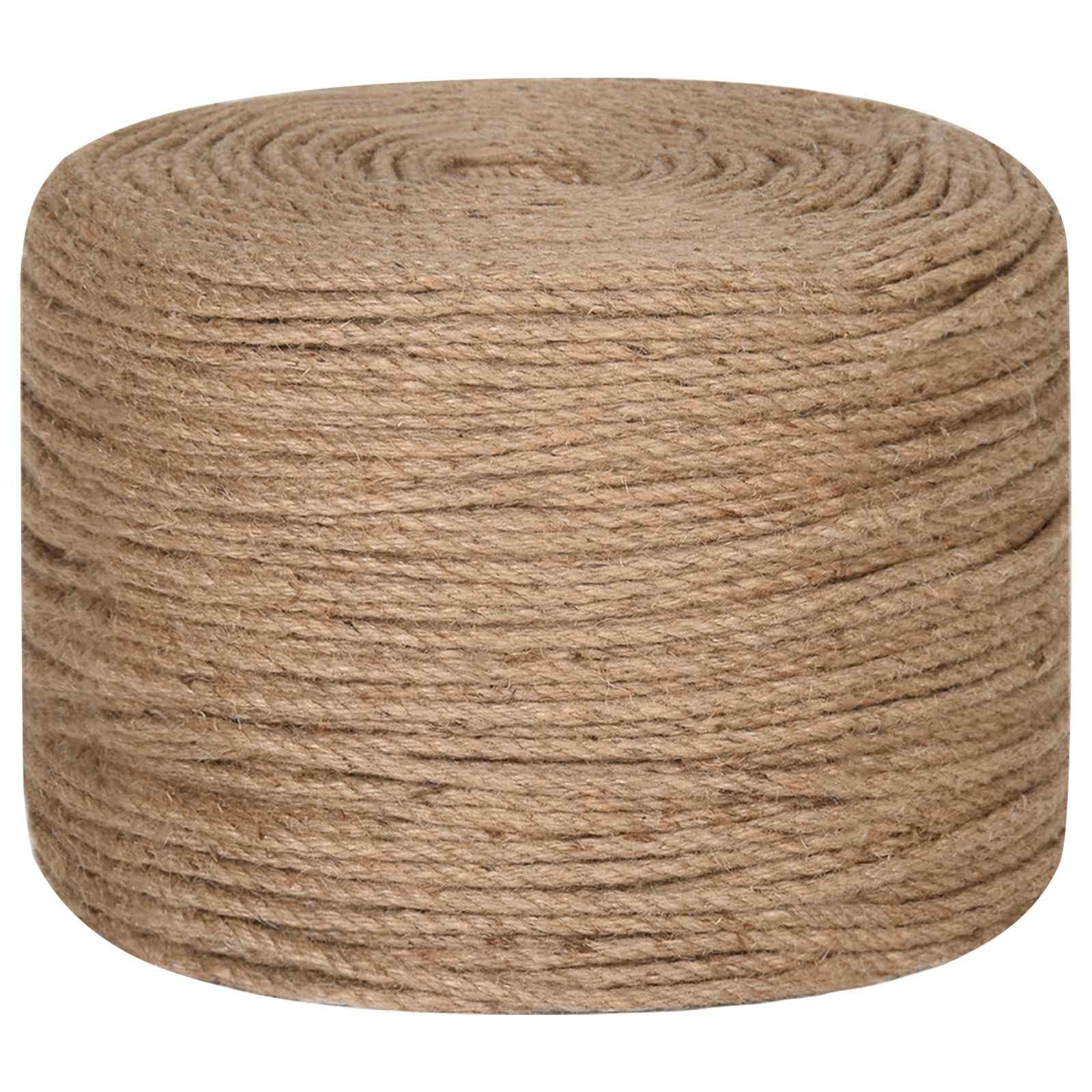 vidaXL Jute Rope 250 m Long 6 mm Thick