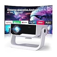 Proiettore intelligente Wielio Android 11, Supporto FHD 1080P 4K