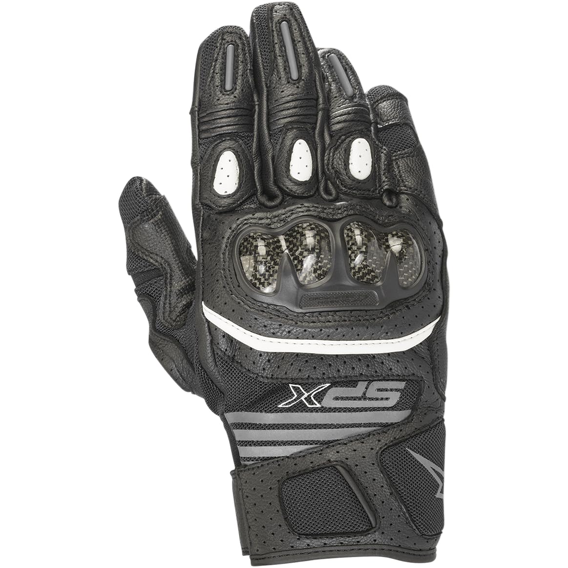 Rękawice motocyklowe Alpinestars Stella Sp X Air Carbon V2 Rękawiczki Black Antracyt, Czarny/Biały, L
