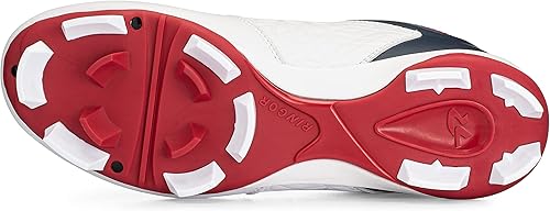 Miniatura 4 de RIP-IT Zapatos de sóftbol para niñas, zapatos de sóftbol con diamantes para niñas, tallas 1-6