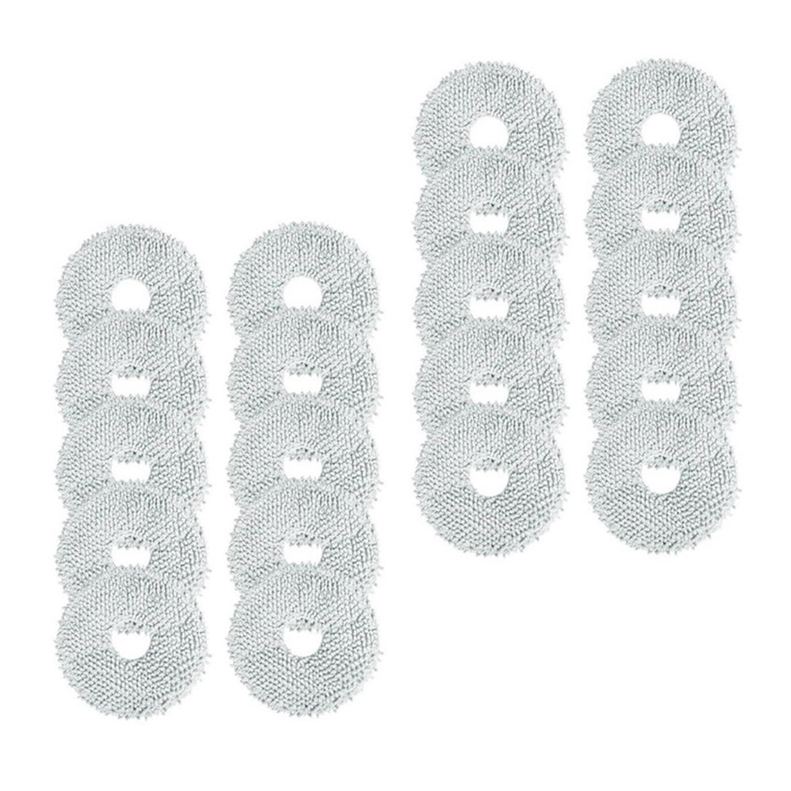 Roboter Staubsauger Ersatz Mopp Pad Mopp Tücher Zubehör Tuch Weiß 20PCS Kompatibel for Dreame Bot L10S