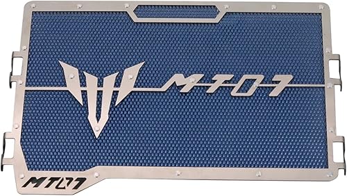 Compatible with MT-07 MT07 FZ07 2014-2022 2021 2020 Motorcycle Accessories Radiator Guard Protector Grille Grill Protective Cover (Color  Blue)