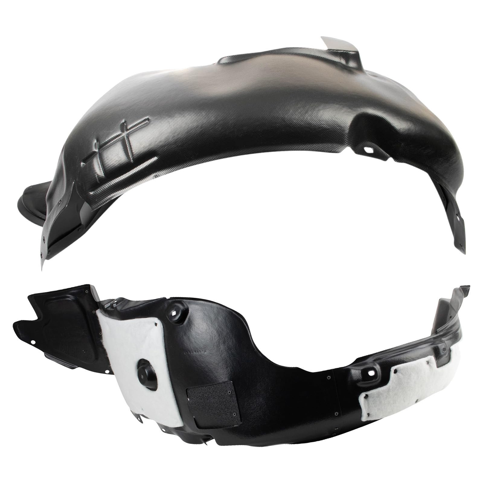 TRQ Front Inner Fender Liner Set | For 2012-2015 Volkswagen Jetta VW1248122 VW1249122