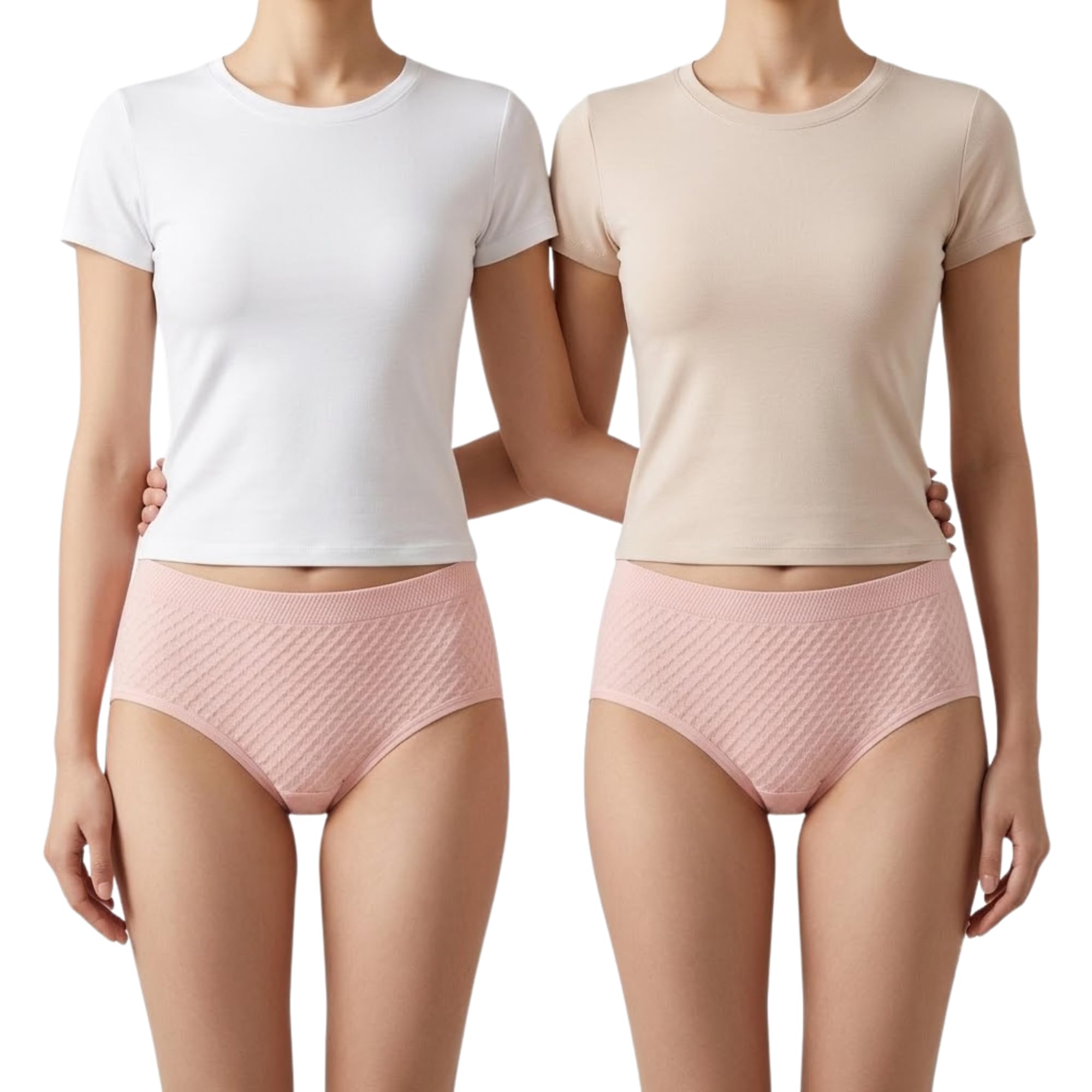 Women High Coverage Super Combed Nylon Viscose 3D Honeycomb Texture Hipster Knickers Brief with Concealed Waistband and StayFresh Treatment for Everyday Keeps You Dry and Fresh-image-49