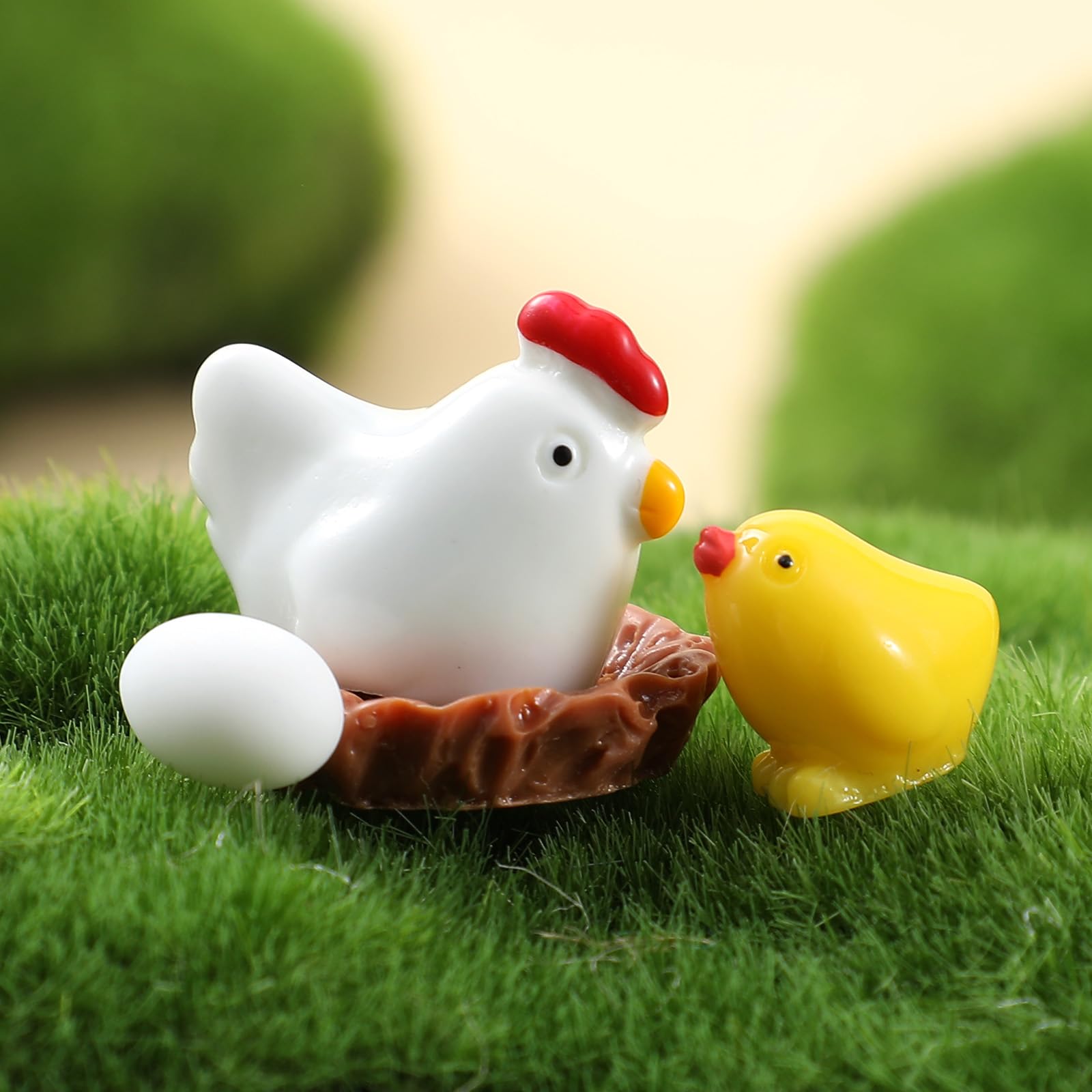 40 Uova Di Pasqua Artificiali In Miniatura, Decorazioni In Resina Per Fai Da Te, Riempi Cesto E Ghirlande Pasquali - 4