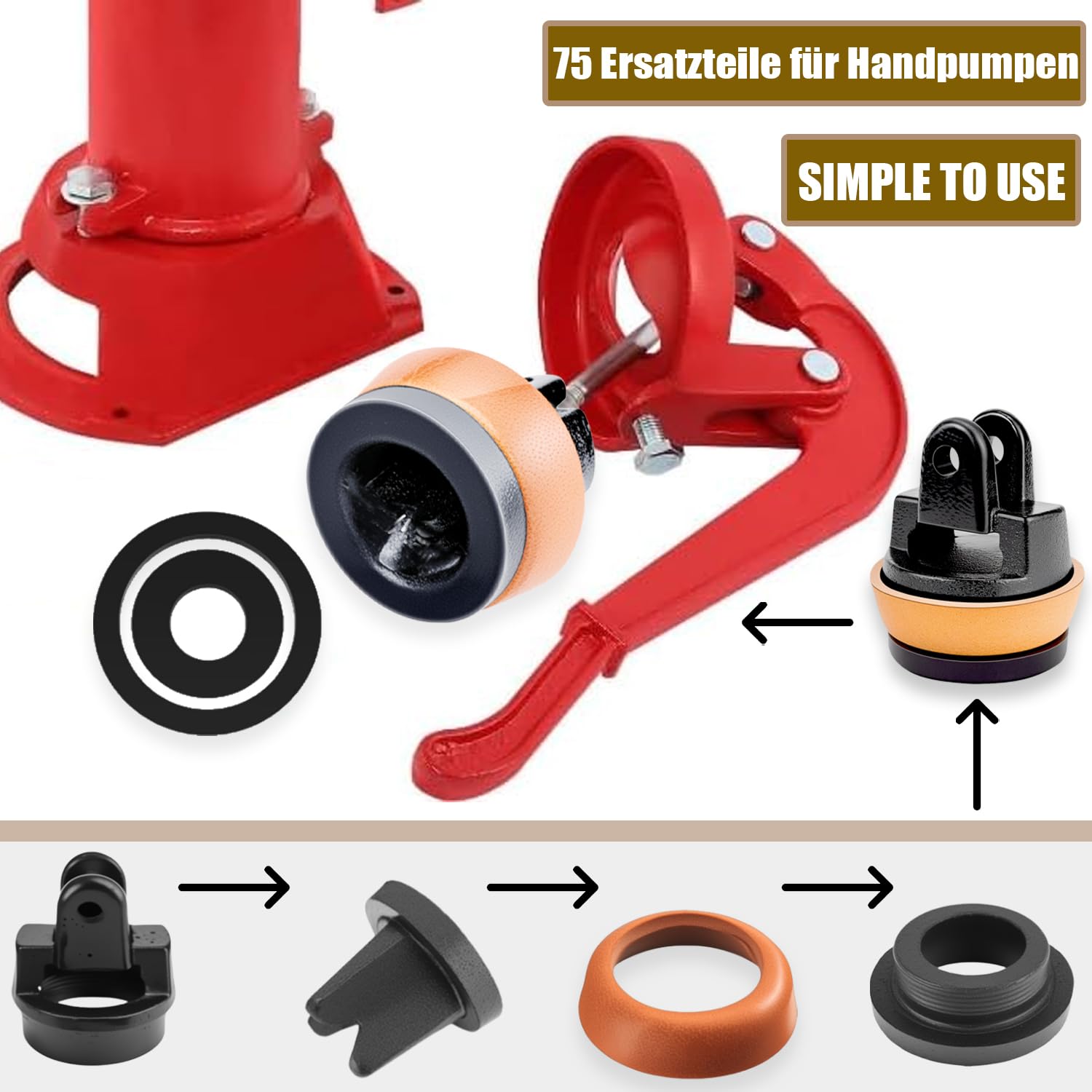 Zuiger Compleet voor STIGA, CASTELGARDEN, MOUNTFIELD, ALPINA ABR55