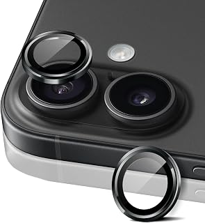 dl3mobilak Dl3mobilak iPhone 16 Camera Lens Protector aviationaluminum,temperedglass Brand Name: Dl3 Mobilak | Compatible Devices: iPhone 16, iPhone 16 Plus | Material: Aviation Aluminum, Tempered Glass | Item Hardness: 9H | Item Dimensions L x W: 11L x 5W centimeters | Compatible Phone Models: Apple iPhone 16, Apple iPhone 16 Plus