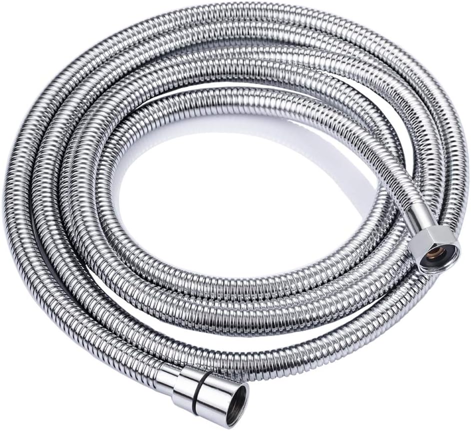 PATIKIL Braccio Estensione Soffione Doccia 3 Pacco 201 Acciaio Inox G1/2 Maschio a Femmina Filettatura 80mm Lunghezza Condotto Montaggio Doccia Soffione Estensibile