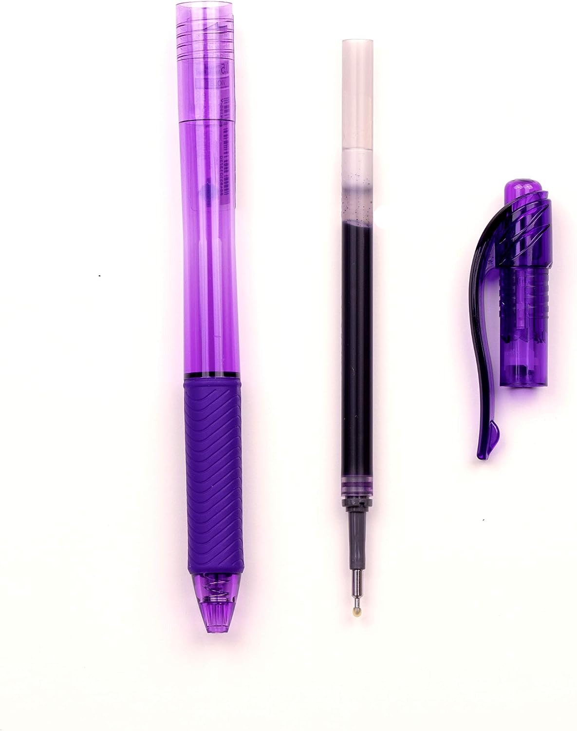 Pentel Refill Ink for EnerGel Gel Pen, (0.5mm) Needle Tip, Violet Ink, Box of 12 (LRN5-V)
