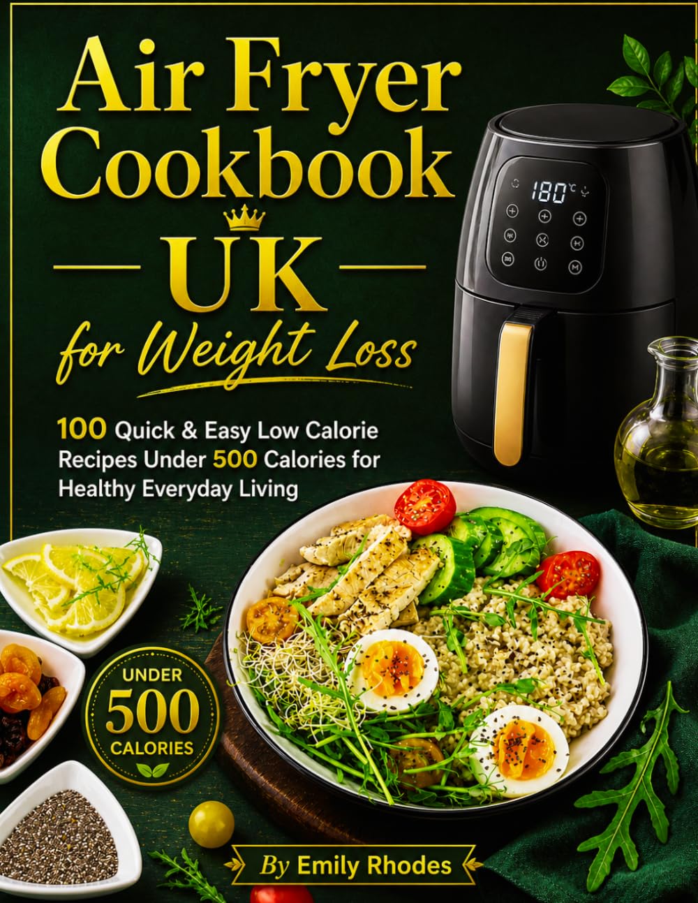 Air Fryer Cookbook UK for Weight Loss: 100 Quick & Easy Low Calorie Recipes Under 500 Calories for Healthy Everyday Living