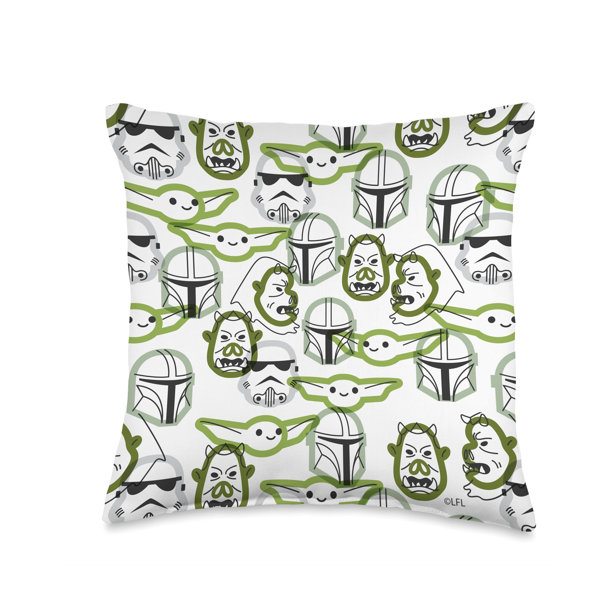 Coussin Mandalorian Star Wars, idée cadeau pour fans de la série