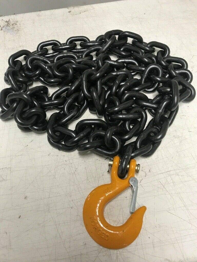 5 STAR Set#31 B - Autobody Frame Machine 11 FEET Pulling Chain with Slip Hook Heavy Duty