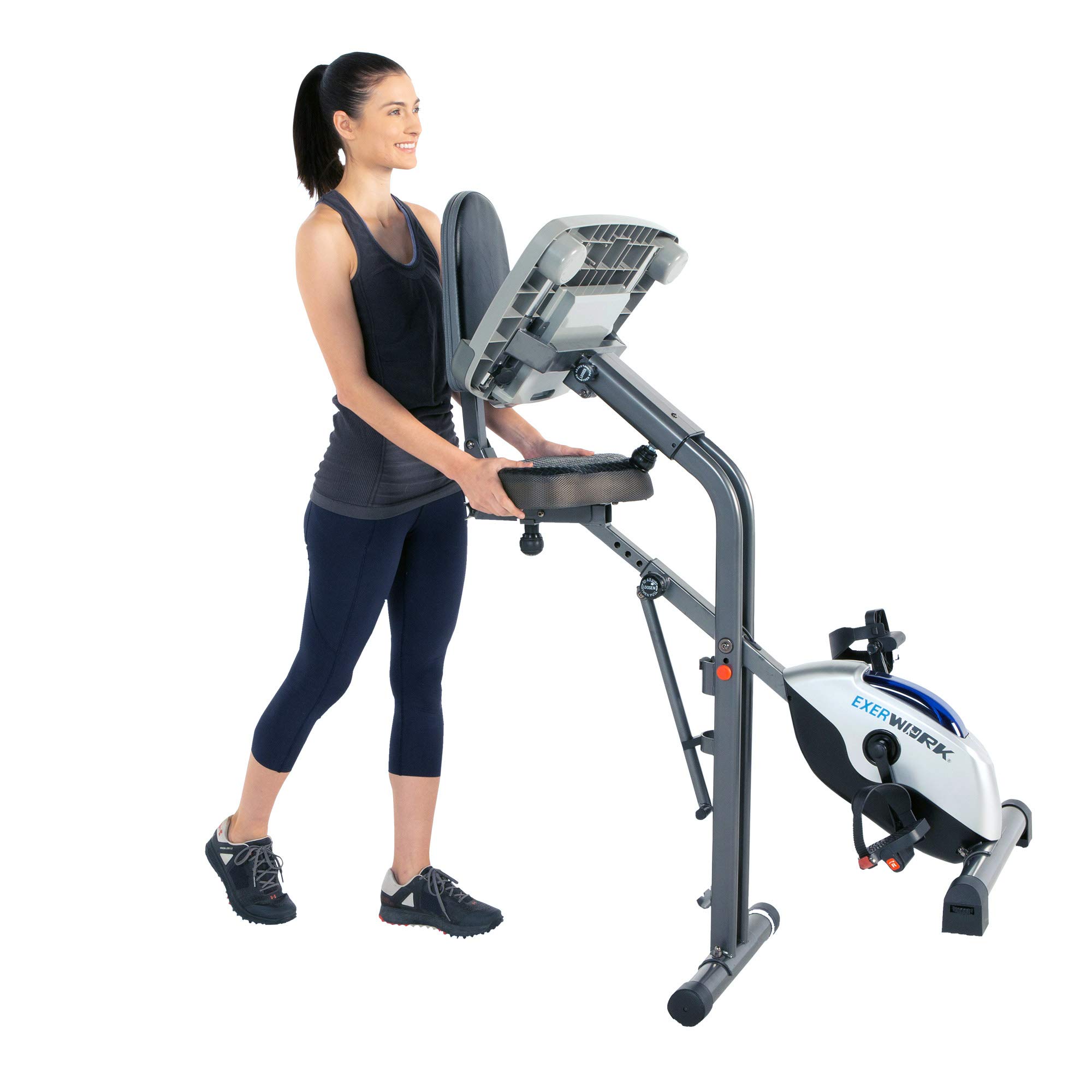 Adjustable Desk Folding Exerpeutic Exerwork 1000 Exerpeutic Workfit 7150  1000 Fully Adjustable Desk Folding