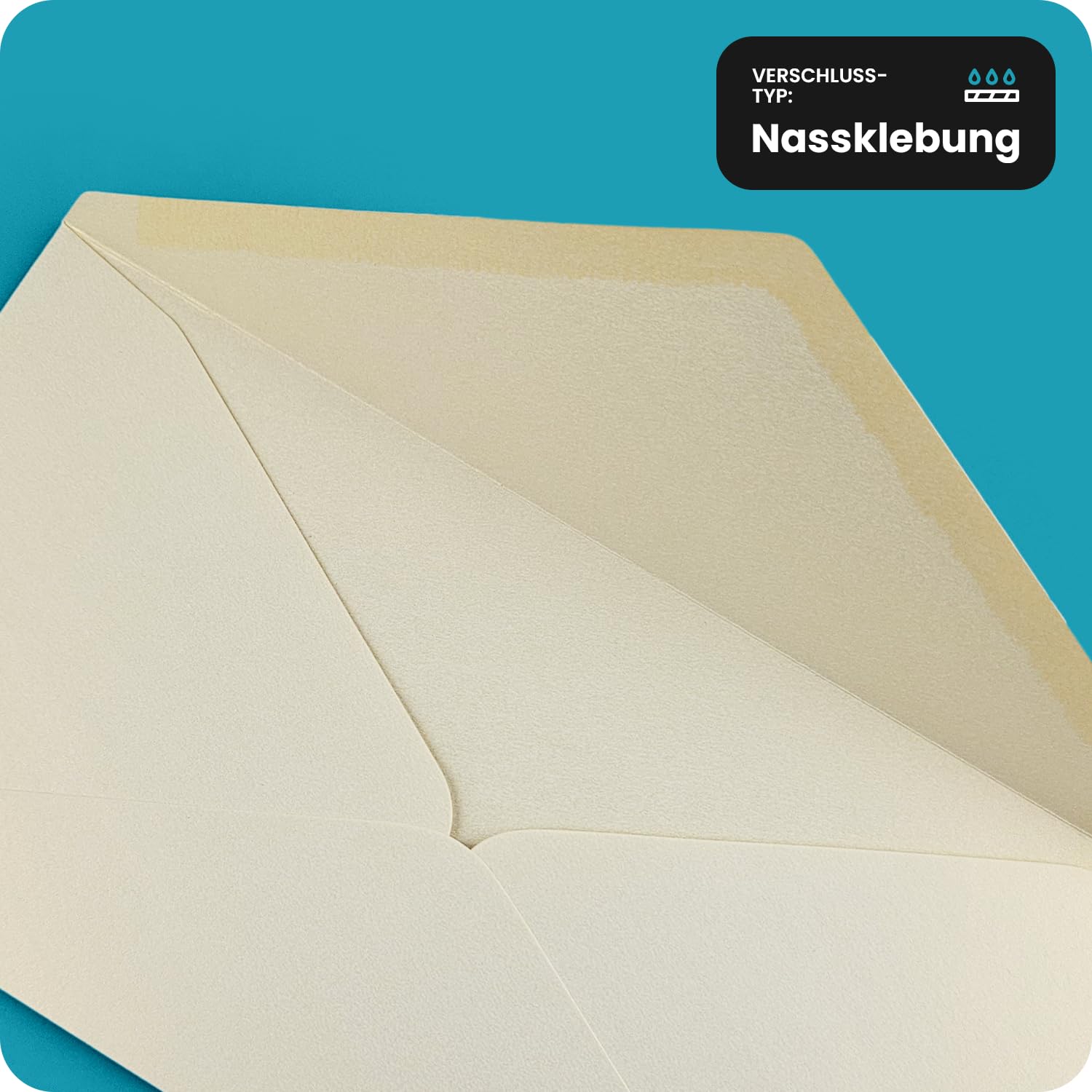 Netuno 100 sobres largos dorados nacarados DIN DL 110x220mm 120g Aster Metallic Cherish solapa engomada puntiaguda sin ventana metalizados americanos para invitaciones tarjetas boda facturas folleto