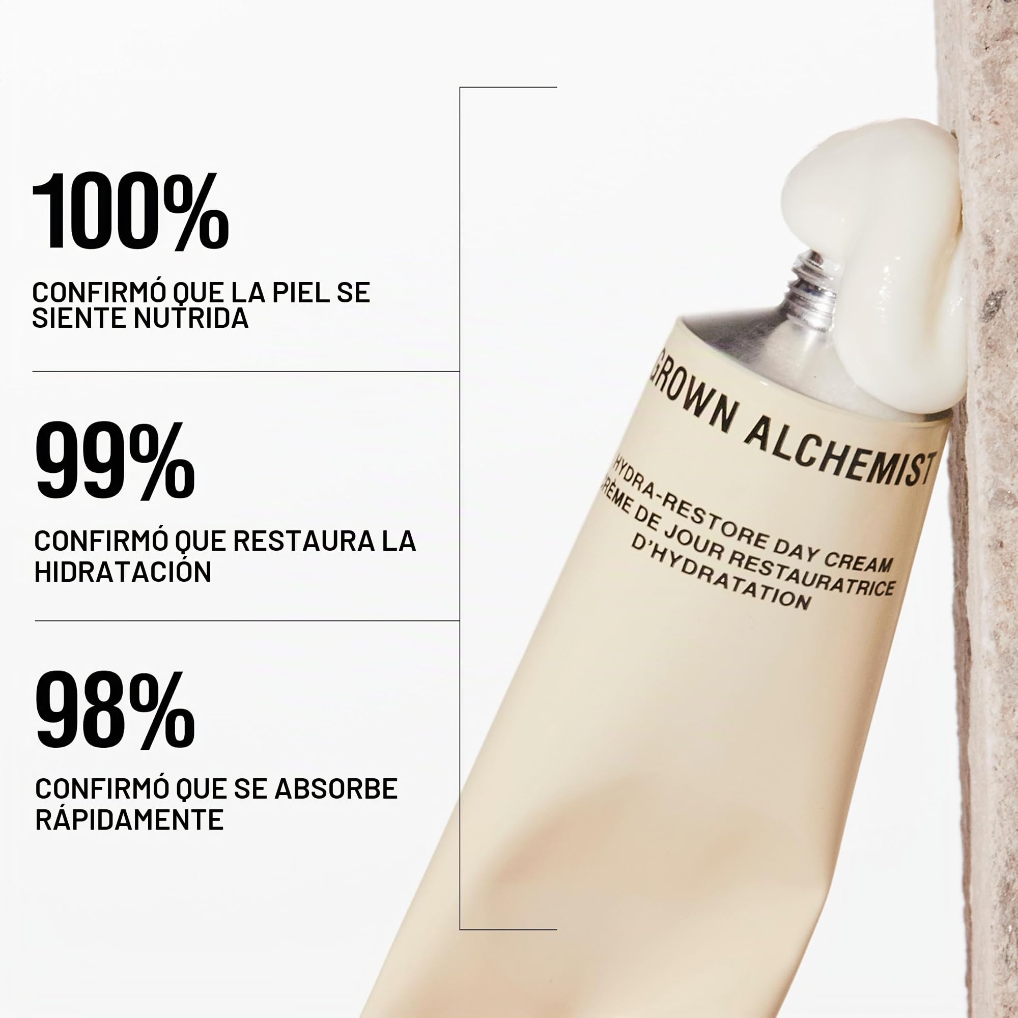 Grown Alchemist Crema Hidratante Facial de Día con Aloe y Vitamina E - Hidratación Avanzada para Piel Sensible y Mixta, Base de Maquillaje Natural con Aceites Vegetales Veganos - 65 ml
