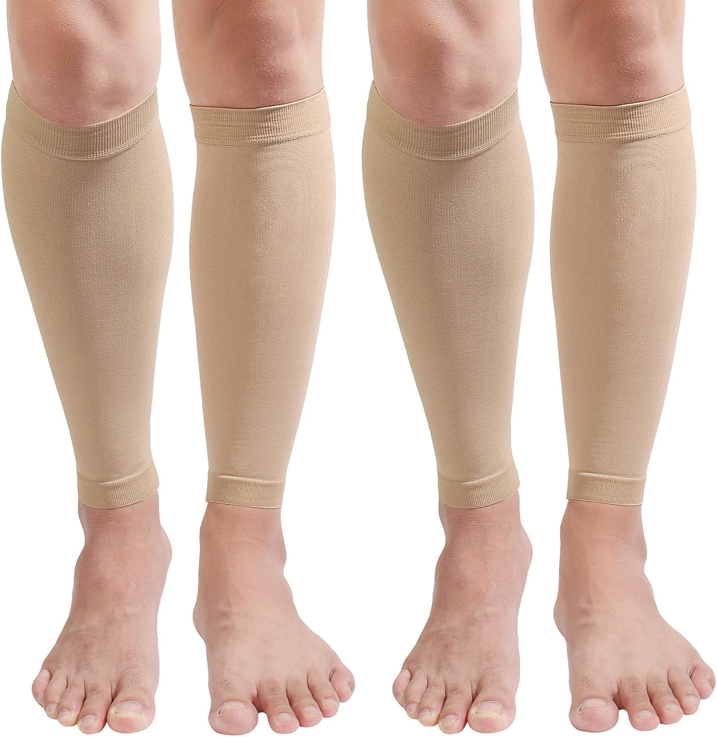 MGANG Calf Compression Sleeve, (2 Pairs) 2030mmHg Leg