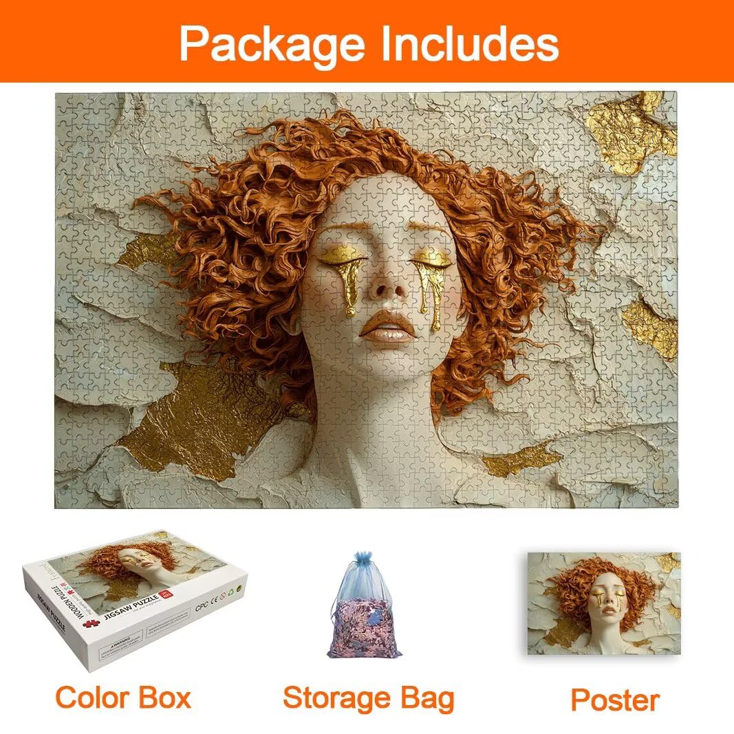 Puzzle Donna, Puzzle 1000 Pezzi Adulti per Decor, Regalo Donna/Uomo -8476