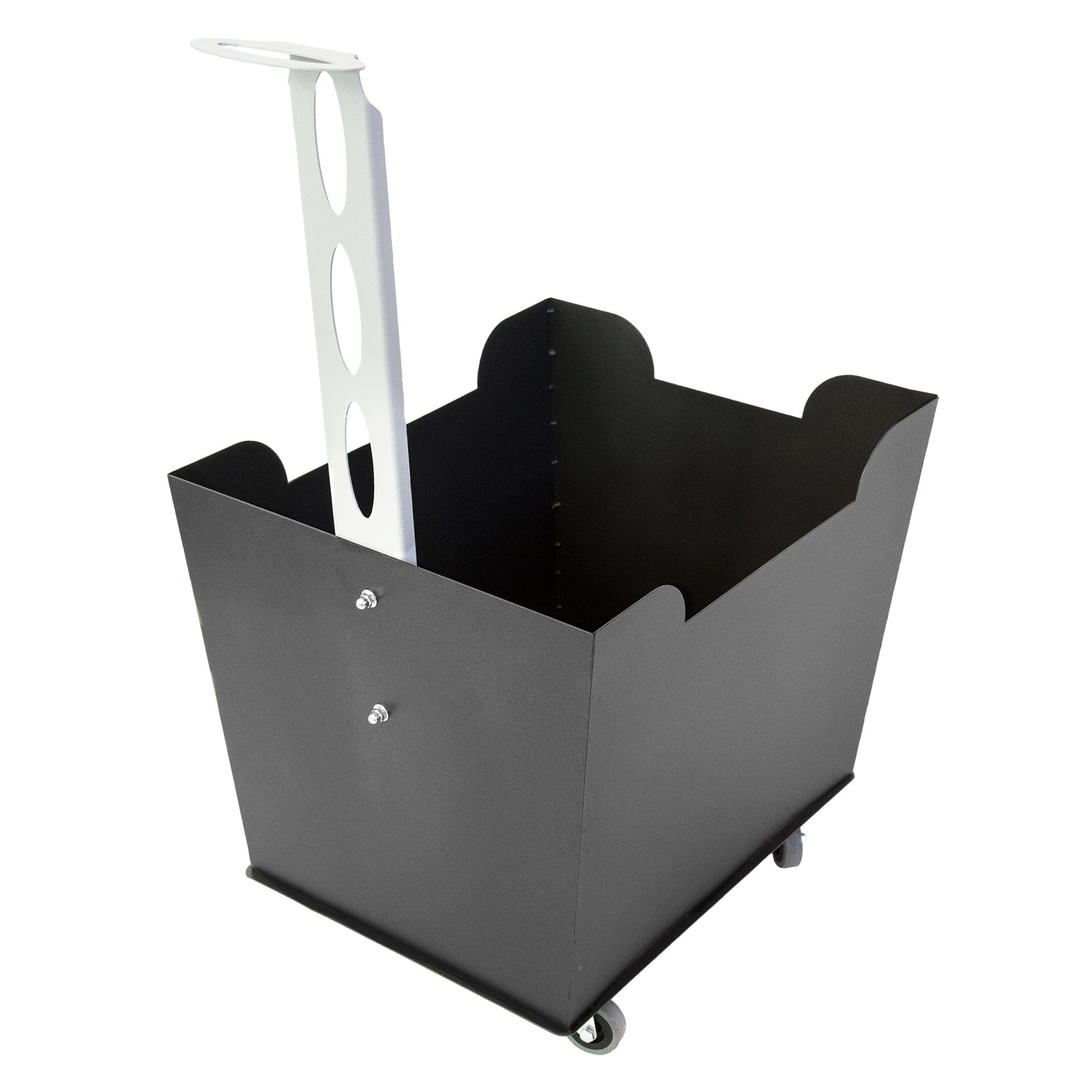 TROLLEY - CARRELLO PORTA LEGNA IN FERRO CON RUOTE PORTATA 200 KG