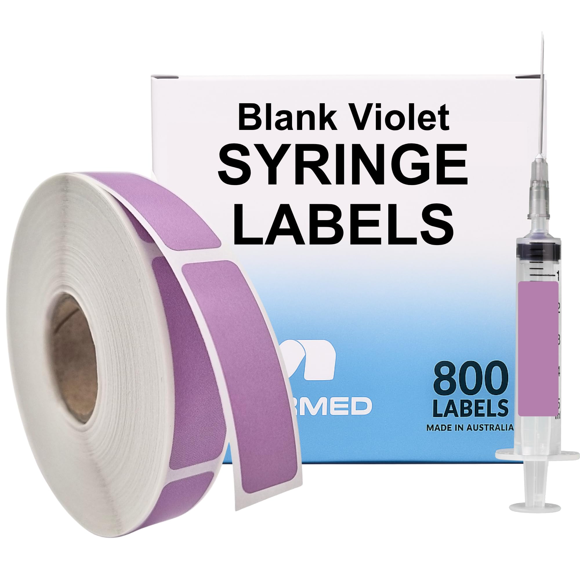 Blank White Medical Syringe Labels, 12mm x 40mm (0.5" x 1.5") 800/Roll – Write-On, Latex-Free Adhesive, Easy-Dispense Box — Amazon image 13