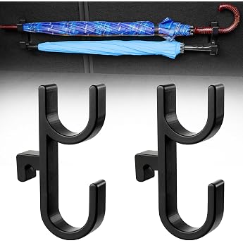 Pack of 2 car umbrella holder car umbrella hooks umbrella holder boot universal portable boot hook for SUVs cars trucks