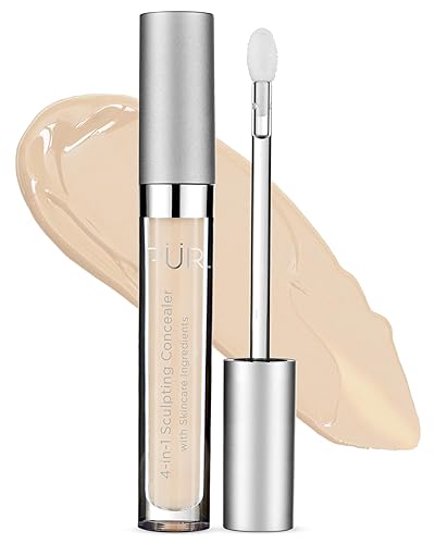 Vista 40 de PÜR MINERALS 4-in-1 Sculpting Concealer for Women - Conceals, Brightens, Plumps & Corrects - Hydrating & Moisturizing Makeup Concealer with Medium