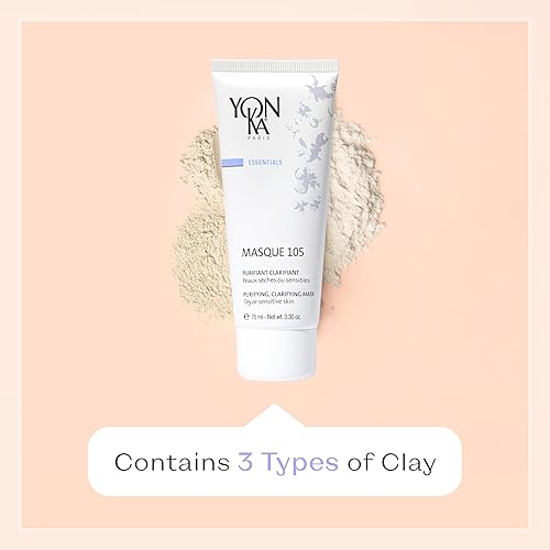 Miniatura 7 de Yon-Ka Essentials Masque 105 | Mascarilla aclarante y purificadora | Tratamiento semanal para pieles secas y sensibles | Hidrata mientras aprieta