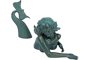 Design Toscano DB383047 Meara the Mermaid Swimmer Outdoor Garden Statue