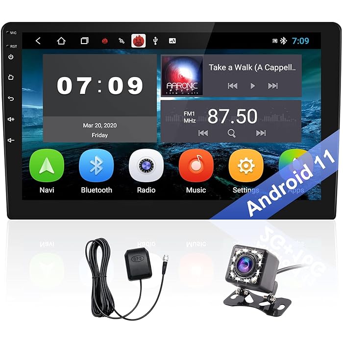 Buy Android Car Stereo Double Din 10.1 Inch Touch Screen Car Radio GPS