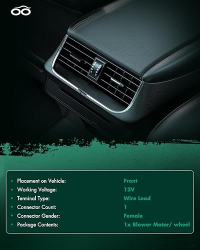 Vista 961 de SCITOO 700188 Reemplazo del motor del ventilador HVAC con jaula de ventilador para Toyota Tacoma 2005-2015, reemplazo OE - 87103-04043, 87103-04044