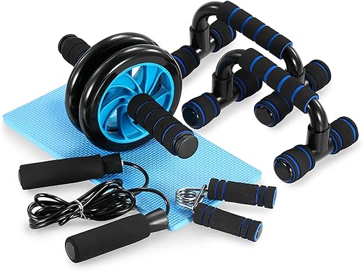 TOMSHOO 5-in-1 Fitness vs. Ab Wheel Pro Plus vs. TOMSHOO Fitness Kit
