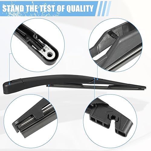 Miniatura 4 de ACROPIX Juego de repuesto de brazo de limpiaparabrisas trasero, calidad de fabricante original del equipo, para Ford Fiesta MK6 2008-2019, paquete