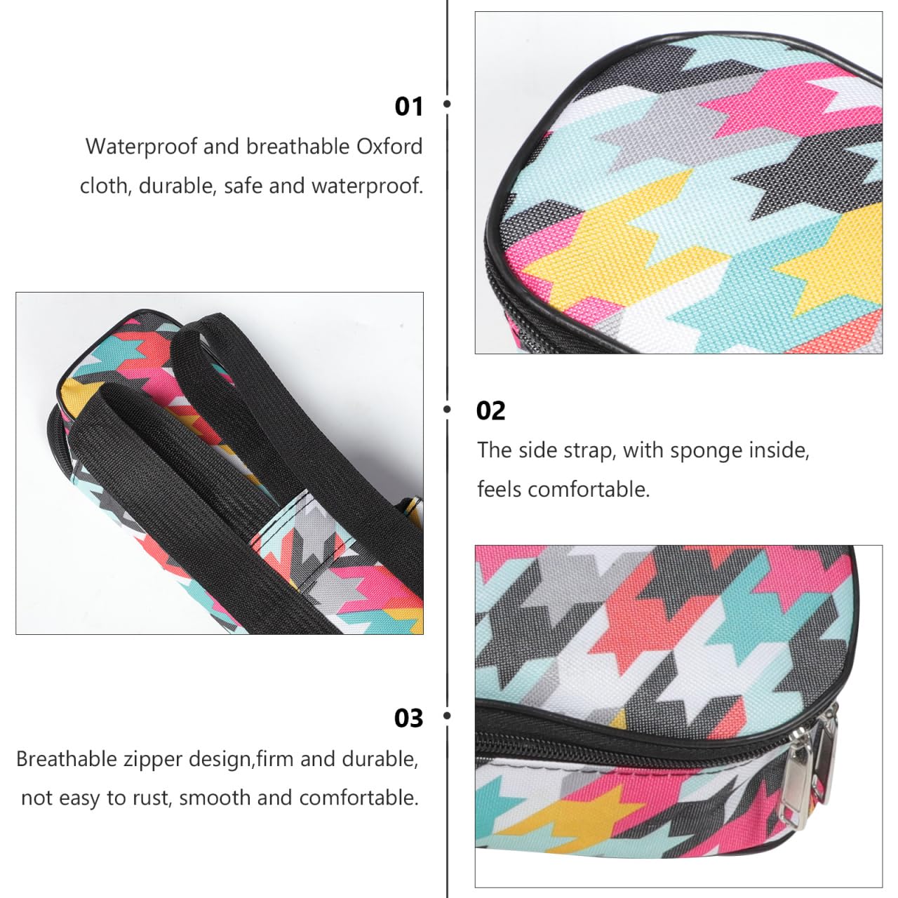 VANZACK Bolsa De Ukelele PortáTil E Impermeable para Guitarra Concierto con Compartimento para Accesorios Funda Resistente para Transporte Al Aire Libre DiseñO Unisex Y PráCtico