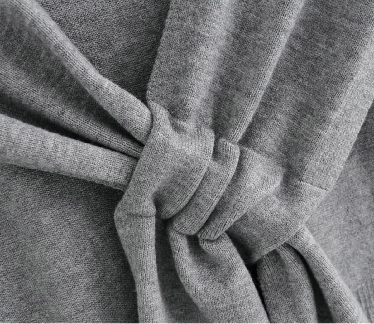 Sweater Shawl Wraps Women Solid Pashmina Shawls and Wraps Knitted Sweater Shawl Scarf Cardigan Cape Cashmere Shoulder Top - Image 7