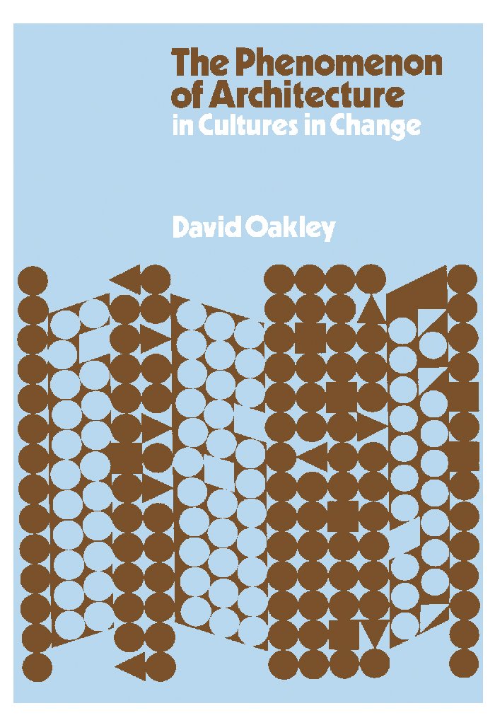 Architecture in Cultures in Change Commonwealth library livre anglais sur l'histoire urbaine