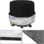 Black Cover for Shop Vac, 24''D x 26.5''H Wet and Dry Shop Vacuum Cleaners Dust Cover Protection for 12-16 Gallon Shop Wet Dry Vacuums