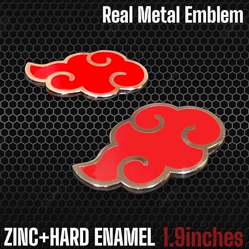 Miniatura 2 de Emblema de anime para coche, calcomanía de metal de anime, ememblema de esmalte de anime para computadora portátil para escritorio, emblema de metal