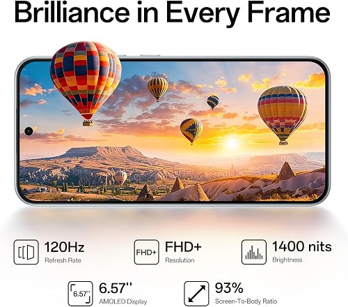 OPPO A6 Pro 5G Smartphone, 8+256GB, 6500mAh, 80W, 120Hz AMOLED, Titanium - 3