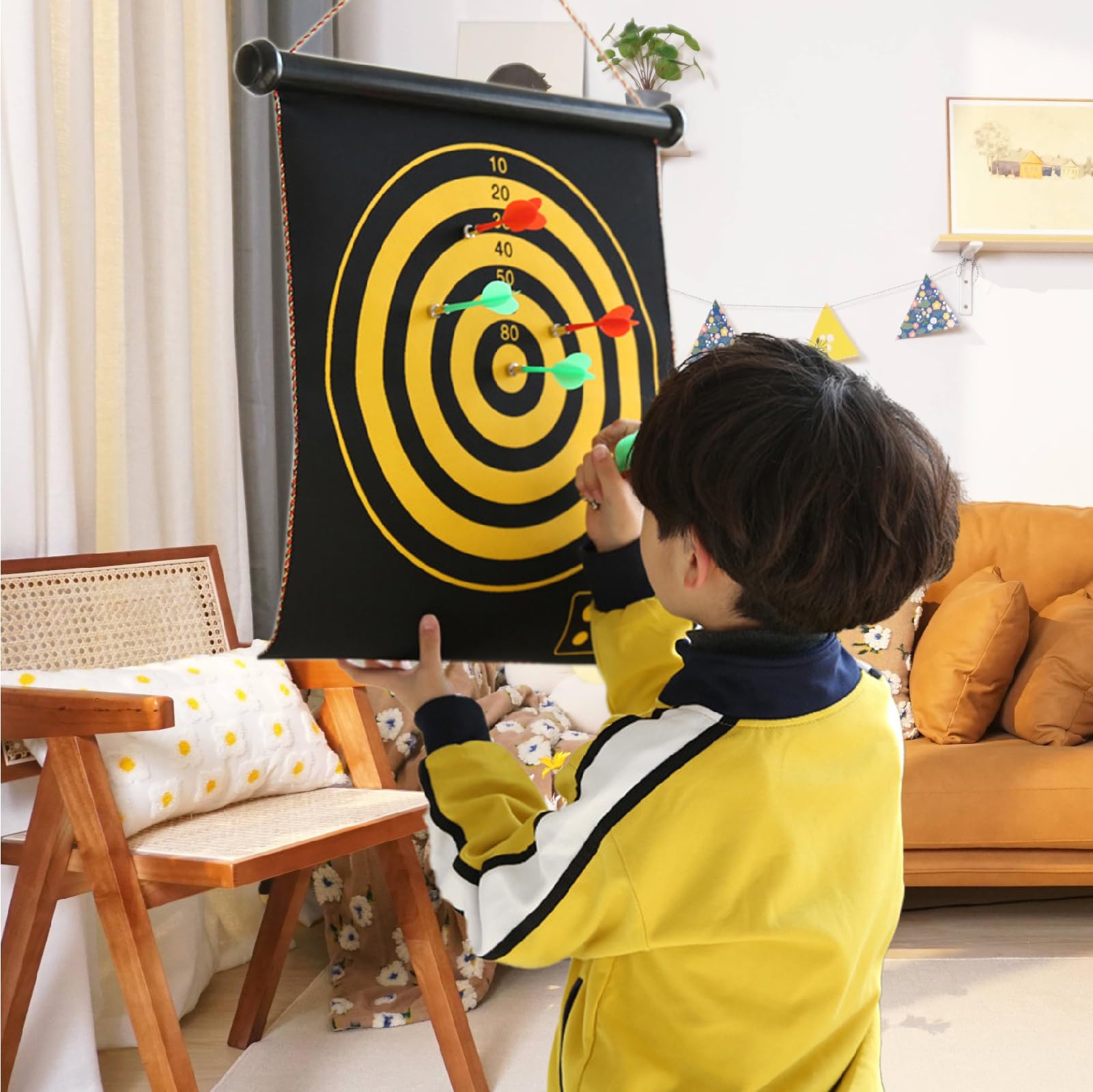 ACONDE Freccette Magnetiche, 20 PCS Freccette di Ricambio, Freccette Portatili per la Casa, Sala Giochi, Bar