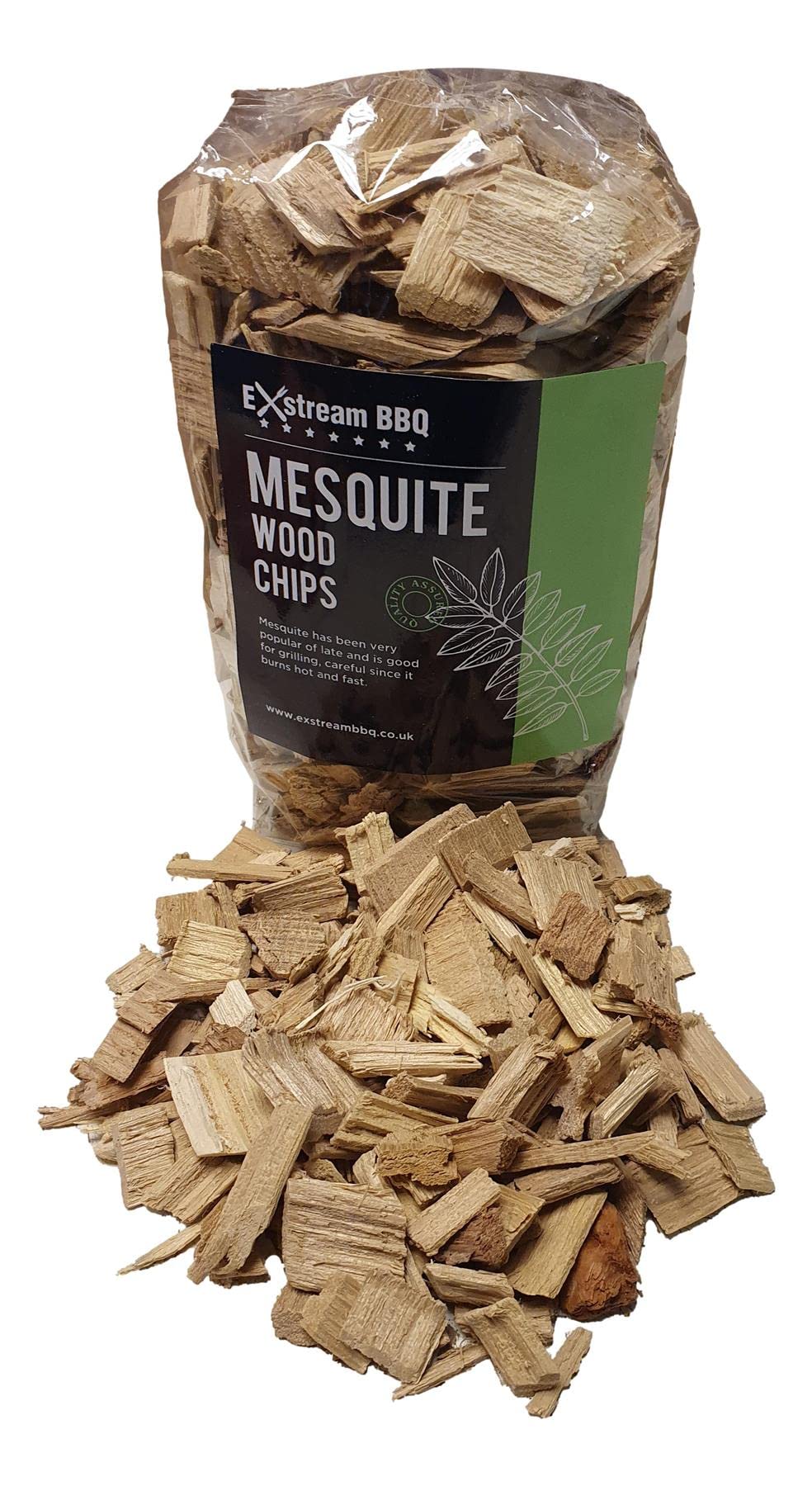 Exstream BBQ Barbecue Smoking Wood Chips *Over 16 Great Flavours in 1, 5 & 10 Litres* (Mesquite 1 Litre)