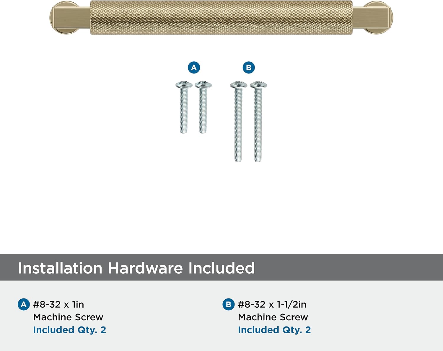 Amerock Balata 5-1/16 inch (128mm) Center-to-Center Golden Champagne Cabinet Pull, BP37624BBZ
