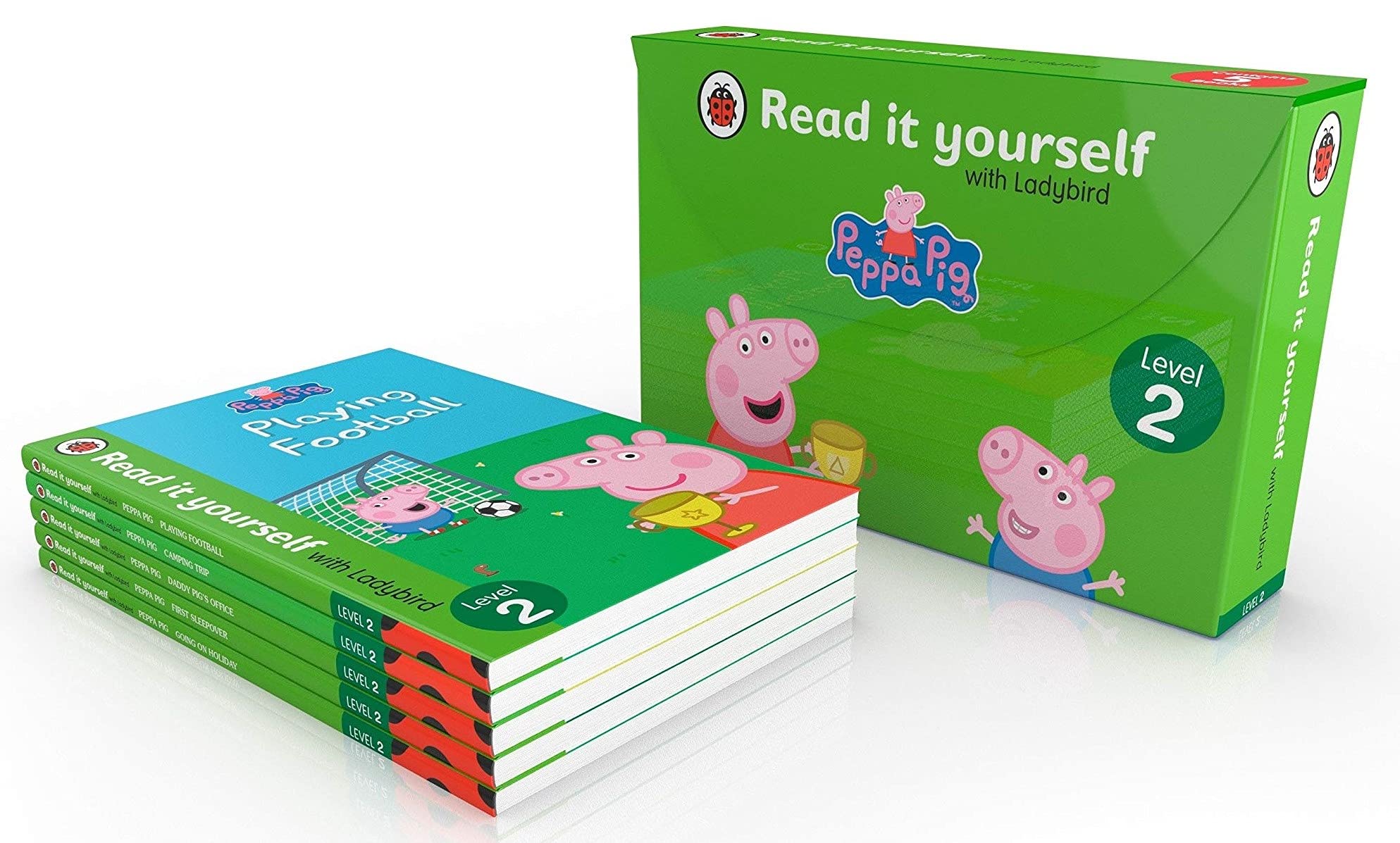Peppa Pig RIY Tuck Box (Level 2): 5 Peppa RIY Books in tuckbox (New)
