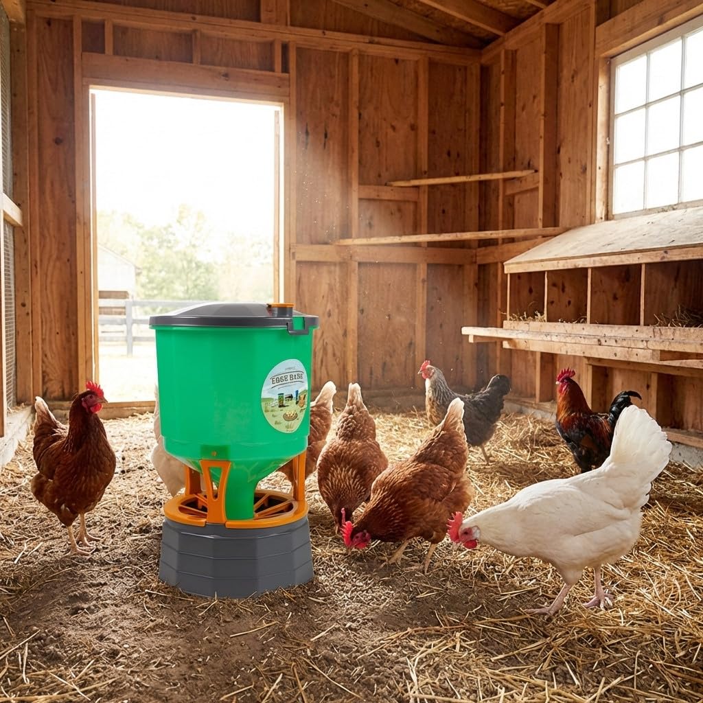 Mangiatoia galline trasparente 27 kg, 40x72 cm