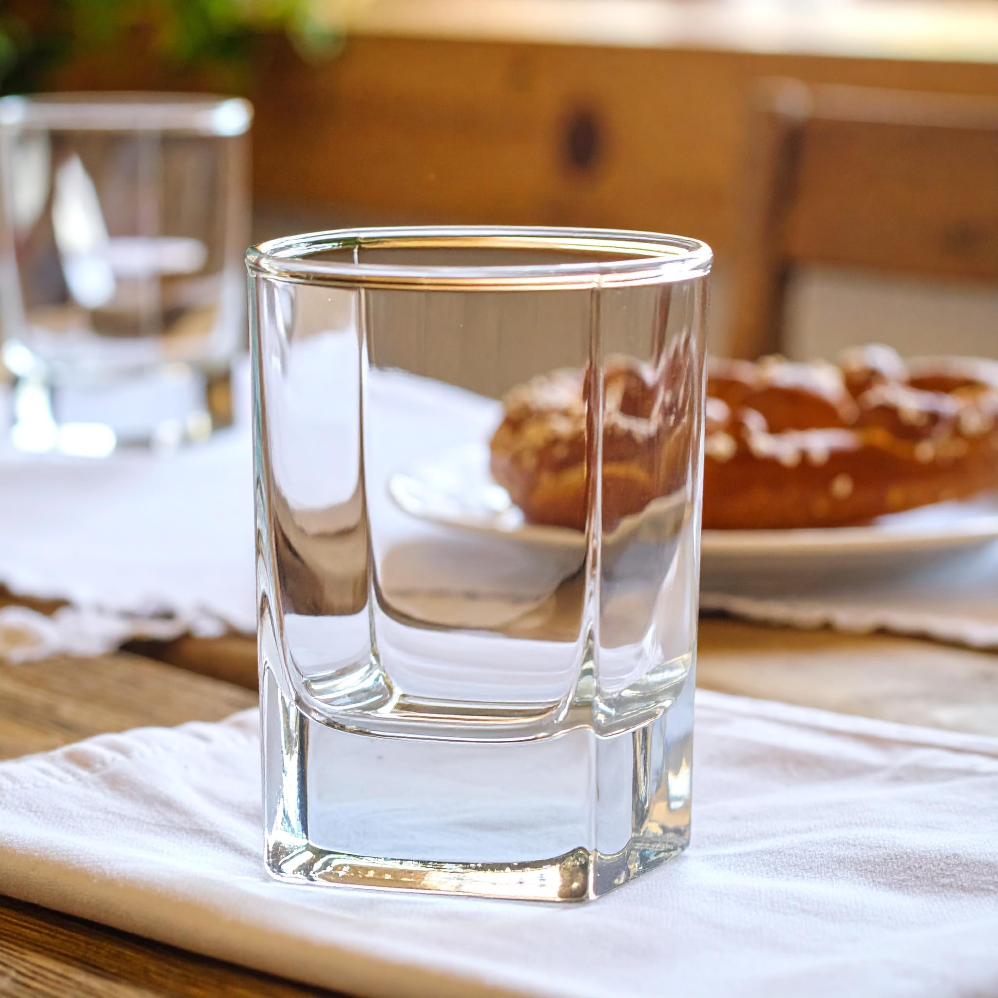 Glasmark KROSNO 1992 Kieliszki do szotów z ciężkim dnem, zestaw 12 sztuk, 55 ml, przezroczyste, nadają się do mycia w zmywarce