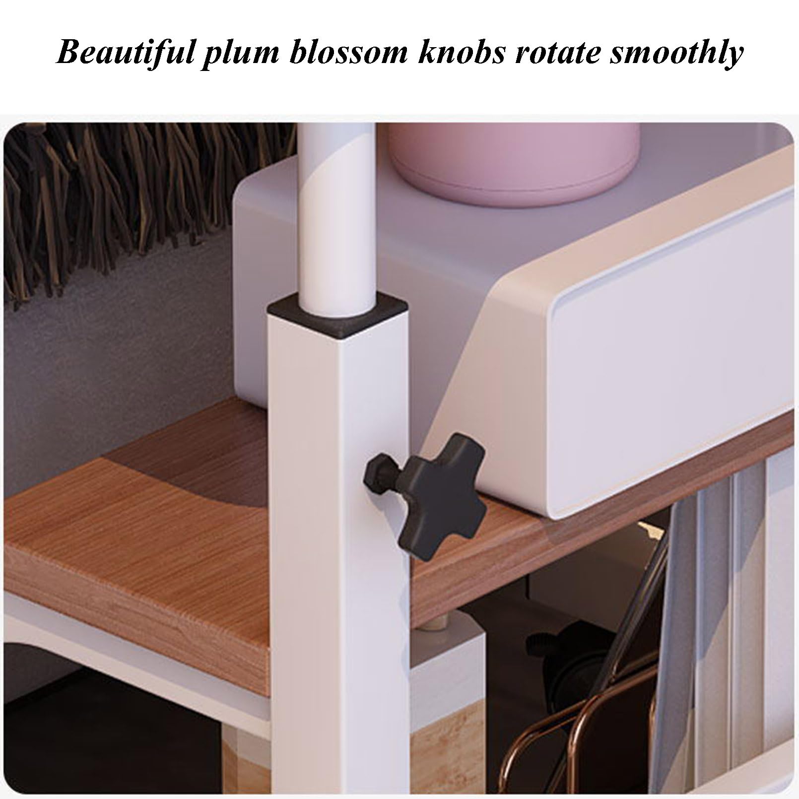 Genérico Mesa Sobrecama con Ruedas, Mesa sobre Silla Ajustable, Mesa Hospitalaria Multicapa Sobrecama con Ruedas, Mesa para Comer en la Cama, mesas auxiliares para Discapacitados