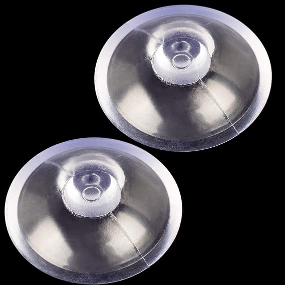 ANCIRS 30 Pack 20mm Suction Cups for Glass Table Tops, Clear | Rubber, Rubber, Anti-Collision Sucker Pad Without Hooks, for Home & Kitchen, for Hanging Lightweight Decorations & Small Ligh