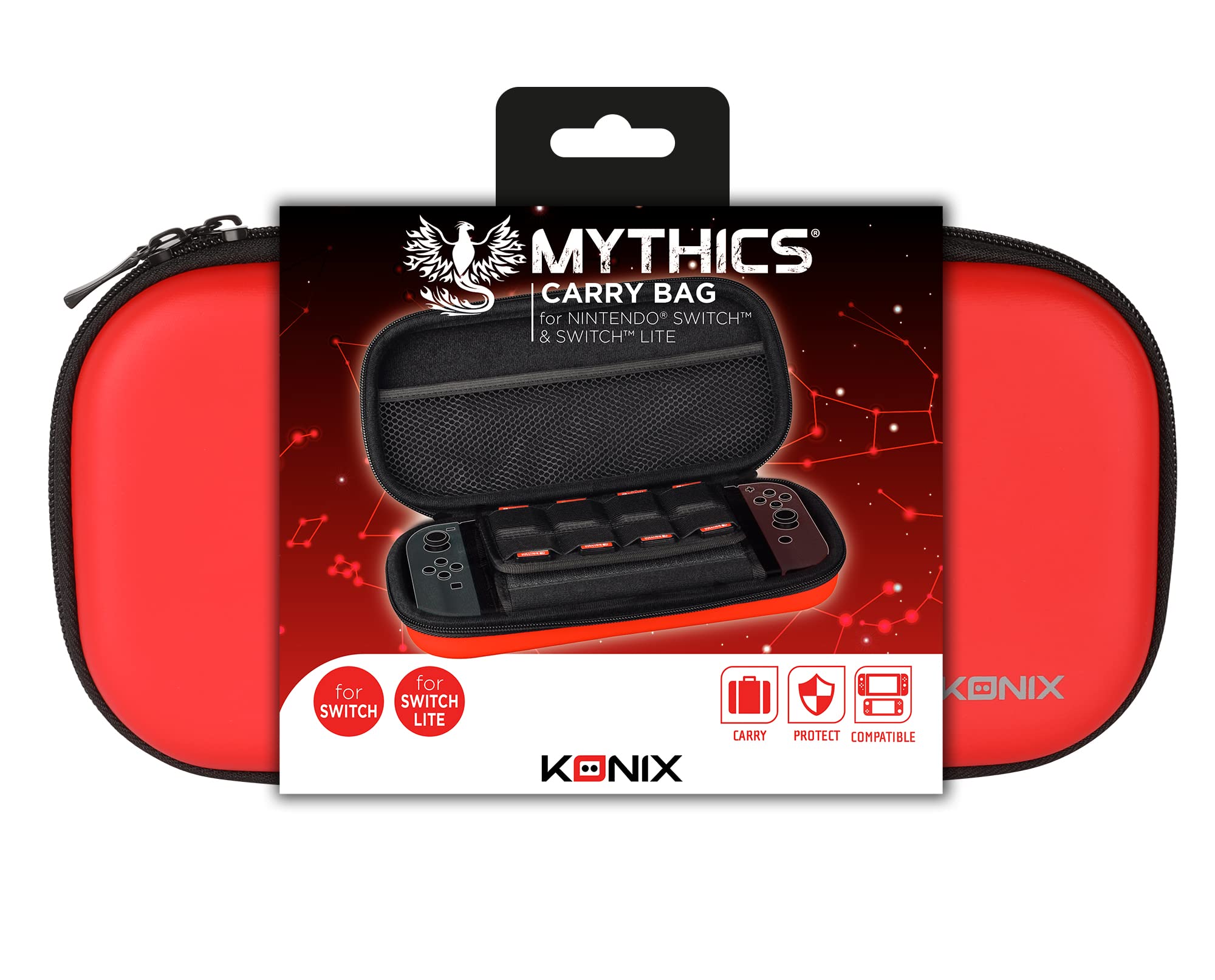 Konix My Hero Academia Funda de protección y Transporte para Nintendo Switch, Switch Lite y Switch OLED - 8 Juegos - Diseño My Hero Academia - Negro — view 93