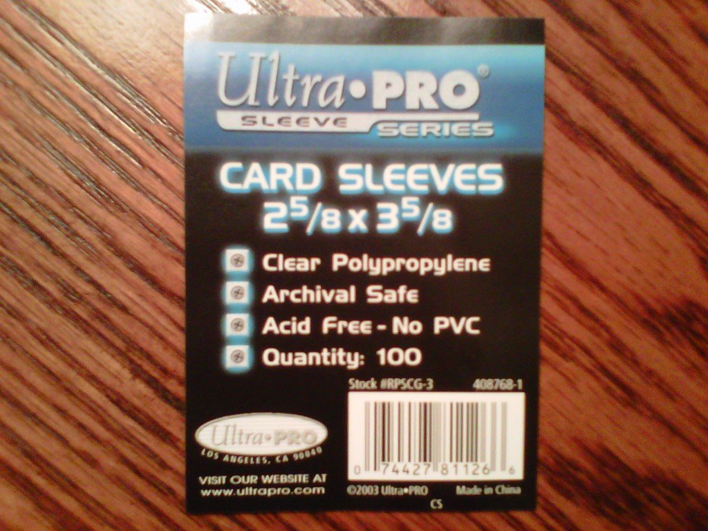 Ultra Pro Lot de 100 pochettes souples pour cartes