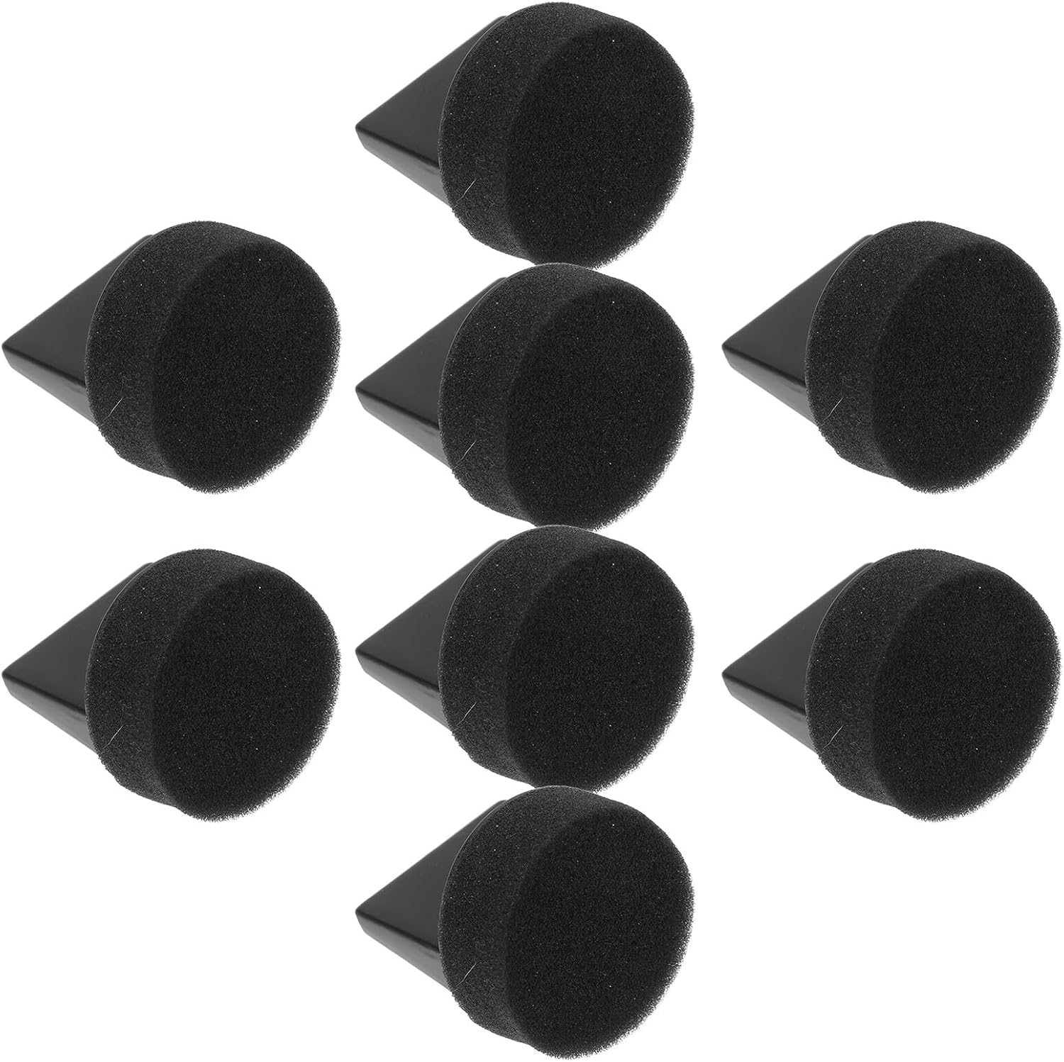 GALPADA 8pcs Multi-Functional Round Detail Painting Sponges for Artists, Watercolor and Pottery Art Finishing Sponge Set for DIY Projects and Surface Texture