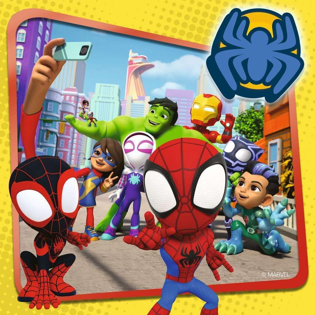 Ravensburger Marvel Spiderman Spidey & His Amazing Friends 3X 49 Piece Jigsaw Puzzles for Kids Age 5 Years Up