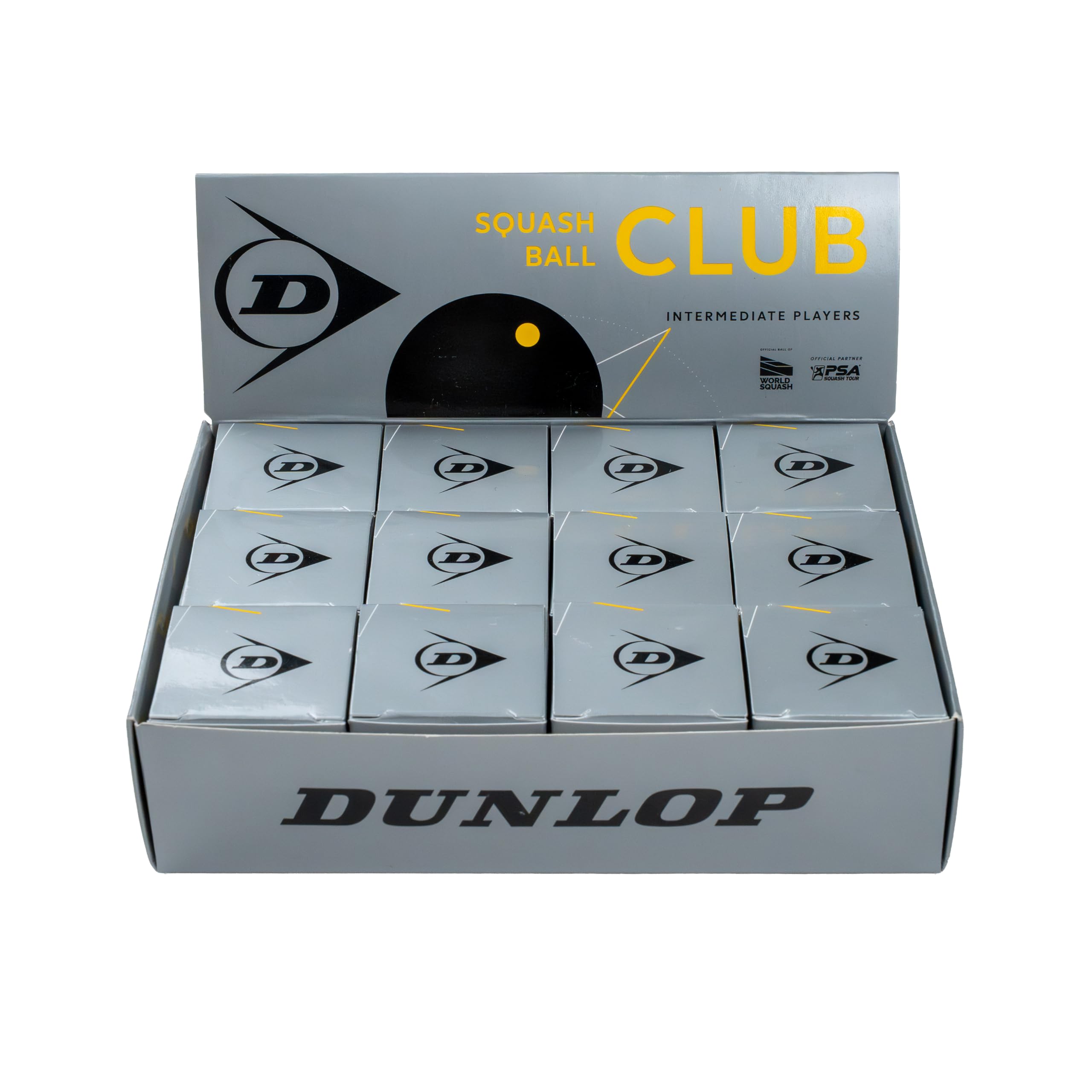 Dunlop Squash Balls Club, Single Yellow Dot